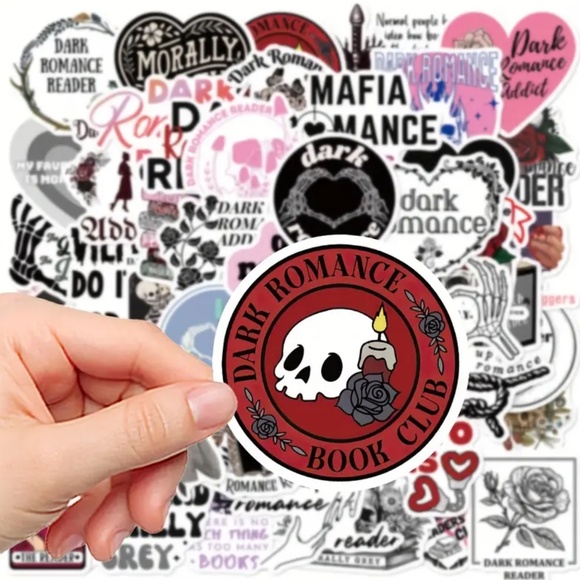 NIP! 50 Pieces of Dark Romance Stickers! - Picture 1 of 8